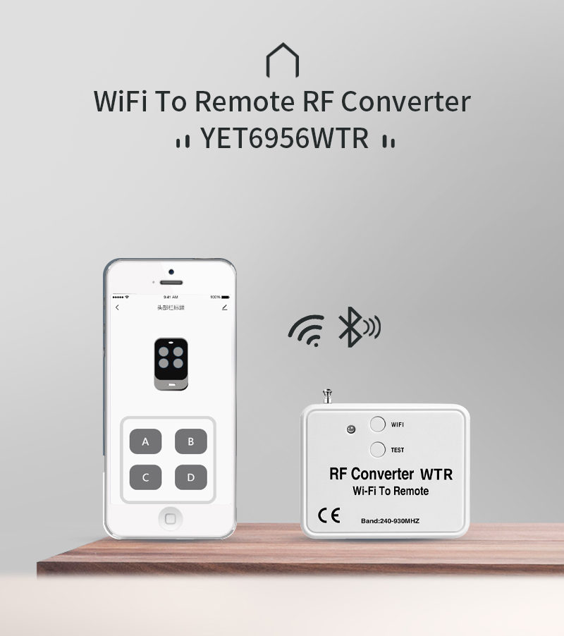 Tuya wifi to rf converter